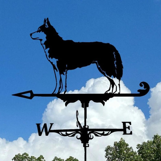 Husky Dog Stainless Steel Weathervane MW045