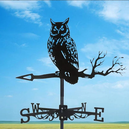 Owl Stainless Steel Weathervane MW002