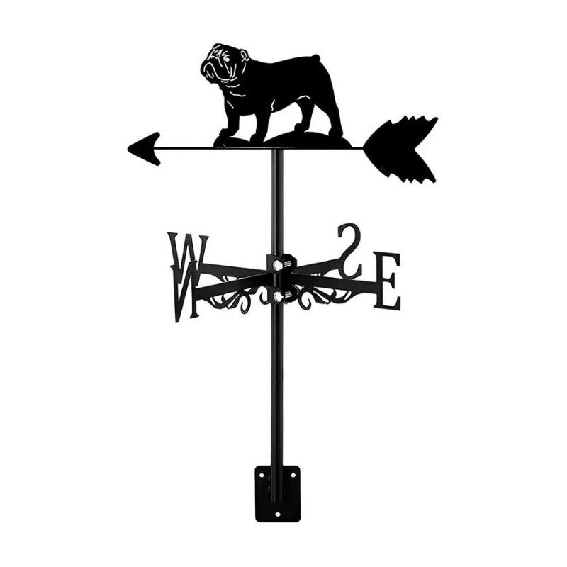 Pug Stainless Steel Weathervane MW056