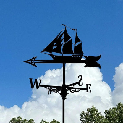 Sailboat Stainless Steel Weathervane MW010