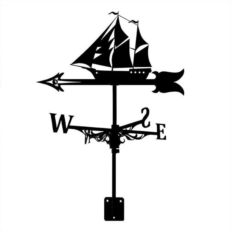 Sailboat Stainless Steel Weathervane MW010