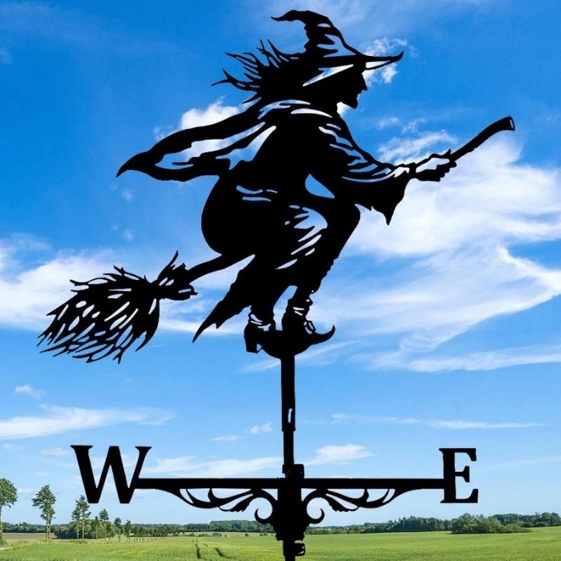 Witch Stainless Steel Weathervane MW006