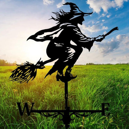 Witch Stainless Steel Weathervane MW006