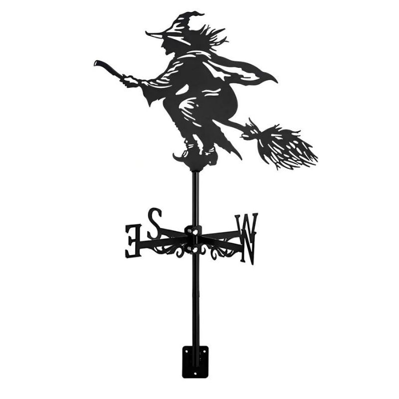 Witch Stainless Steel Weathervane MW006