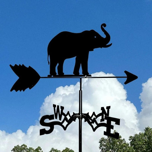 Elephants Stainless Steel Weathervane MW053