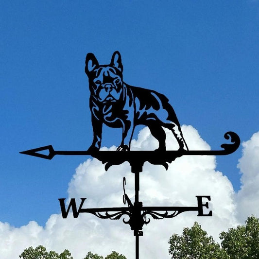 French Bull Dog Stainless Steel Weathervane MW041