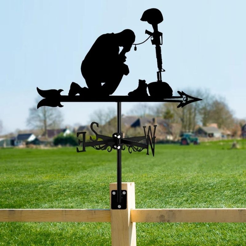 Memorial Fallen Soldiers Stainless Steel Weathervane MW120