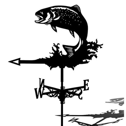 Fish Stainless Steel Weathervane MW026