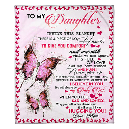 To My Daughter - From Mom - F022 - Premium Blanket